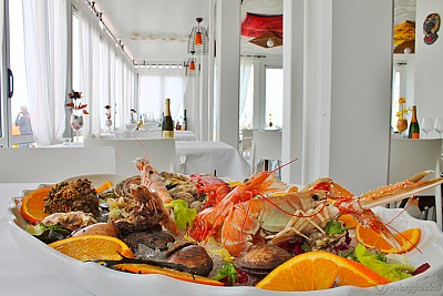 RIstorante a Riccione - Patty - piatto di crudi di pesce