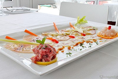 RIstorante a Riccione - Patty - carpaccio di scorfano