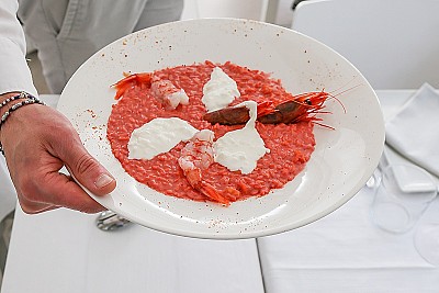 RIstorante a Riccione - Patty - Risotto ai gamberi rossi